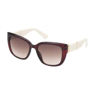 Guess Sunglasses, female, Brown, Size: ONE SIZE Resin Frame Sunglasses