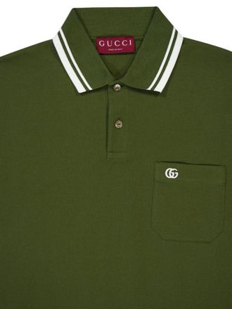 Gucci Logo Cotton Polo Shirt