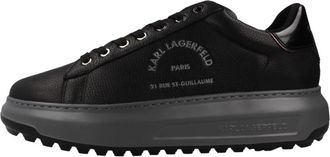 Karl Lagerfeld Kapri Lug - Heren - Sneakers - Zwart - 43 EU - Leer - Schoenen
