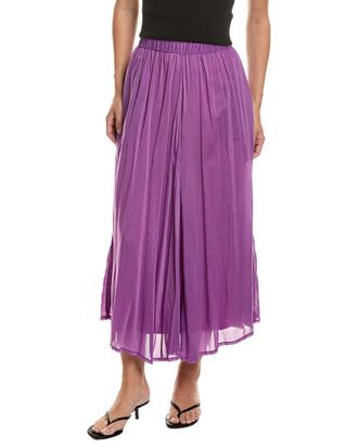 Forte_Forte Forte_Forte Silk-Blend Midi Skirt