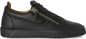 Giuseppe Zanotti Sneakers Frankie con doppia zip - Nero