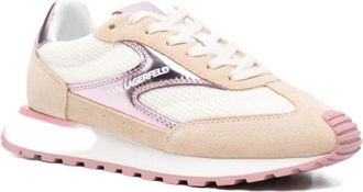 Karl Lagerfeld Kairo Lo Lace Mix II - Dames - Sneakers - Veelkleurig - 41 EU - Leer - Schoenen