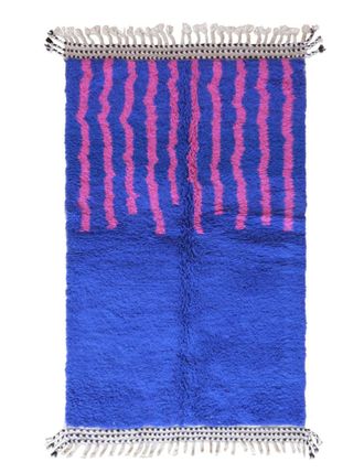 AFK Living Alfombra bereber original y gr&aacute;fica 133 x 238 cm