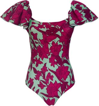 La DoubleJ Scarlett Badpak - Dames - Badpakken - Veelkleurig - XL - Badmode