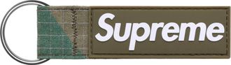 SUPREME Ripstop Keychain SS24 Olive SUP-SS24-2665