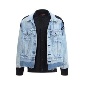 Junya Watanabe Heren, Jassen, Blauw, Maat: M Denim