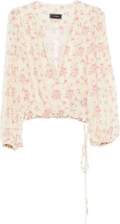 Styland Blusa a fiori - Toni neutri