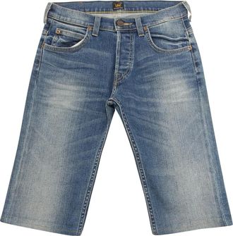 Lee Denim Shorts, male, Blue, W29, Low Slim Bermuda Shorts Powell Model