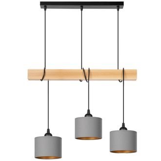 OEM L&aacute;mpara Tornado Am3pb Haya Gris Dorada
