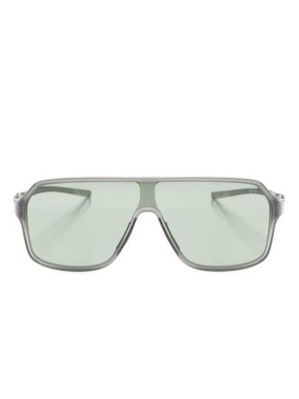 Tag Heuer Occhiali da sole Bolide a mascherina - Grigio