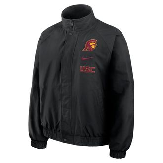 Nike USC Primetime Nike Mens College Full-Zip Jacket in Black | 055E00ASCJ-CYA