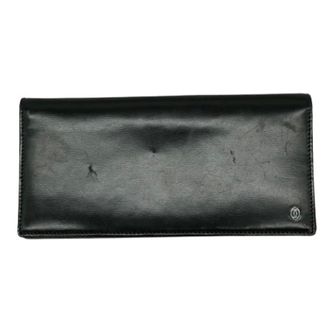Cartier Pre-owned Wallets, unisex, Black, Size: ONE SIZE Pre-owned Vintage Leather Wallet