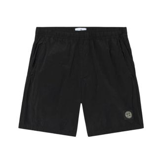 Stone Island Casual Shorts, male, Black, Size: L Cargo Short