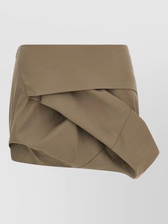 Entire studios skirt asymmetric design draped detail