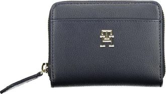 Tommy Hilfiger Accessoires, Dames, Blauw, ONE Size, Polyester, Chique Functionaliteit Portemonnee