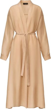 Fabiana Filippi belted coat - Neutrals