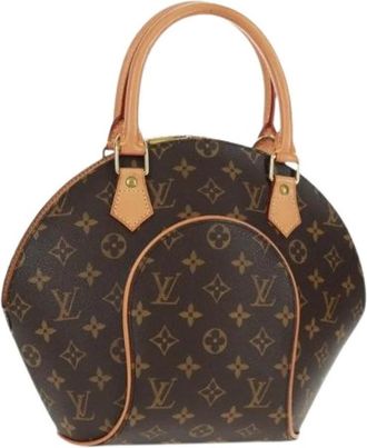 Louis Vuitton Pre-owned Canvas Handbag - Dames - Vintage Handtas - Bruin - ONE Size - Vintage