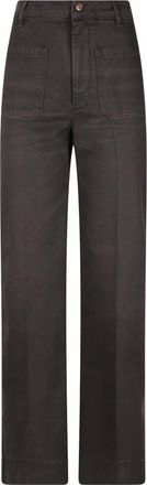 Victoria Beckham Alina Jean - - Trousers - Donna - Grigio - W26