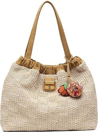 Marc Jacobs The Summer Woven Cristina Tote Handbags Natural, Twill