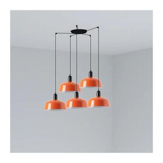 Faro Barcelona Tatawin M L&aacute;mpara Colgante Naranja Rojo 20340-148-5l