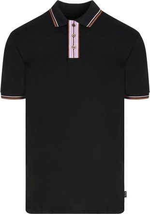 Paul Smith PS PLACKET DETAIL POLO Size: XL, colour: BLACK