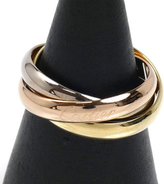 Cartier Yellow Gold (18K) Pink Gold (18K) White Gold (18K) Band Ring (Pre-Owned)