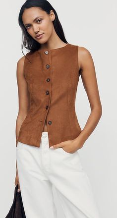 Wayf Boat-Neck Vest Top