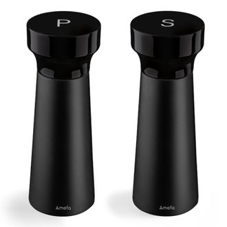 Amefa D&uacute;o de molinillos de sal y pimienta Madera Negro