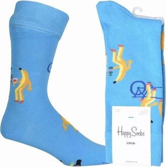 Happy Socks Mens Going Bananas Socks, Blue - Size: 10/9.5/9/10.5/11/11.5/12/12.5
