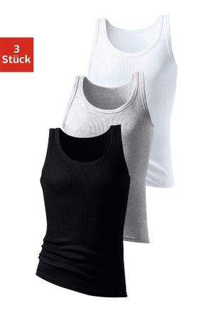 H.I.S Feinripp Packung, 3 Stk. aus weicher Baumwollqualit&auml;t