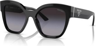 Prada Authentieke stijlvolle brillen van premium kwaliteit - Dames - Zonnebrillen - Zwart - 54 MM - Accessoires