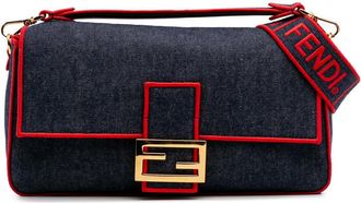 Fendi Pre-owned Fendi Large Denim Baguette Satchel Ladies 7QKBZB6DW3BWFPCH