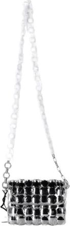 Paco Rabanne Metalen Schoudertas - Dames - Schoudertassen - Grijs - ONE Size - Tassen