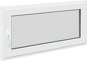 vidaXL Color Interno De Ventana De S&oacute;tano Blanco Risor 120 X 60 Cm Vidaxl