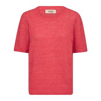 Mos Mosh MOS Mosh - MMThora V-Neck Brei - Dames - Truien - Rood - Maat: XS Wol