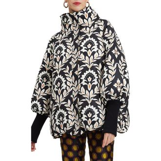 La DoubleJ St. Moritz Reversible Jacket in Jacquard Winter Sun Black at Nordstrom, Size X-Large