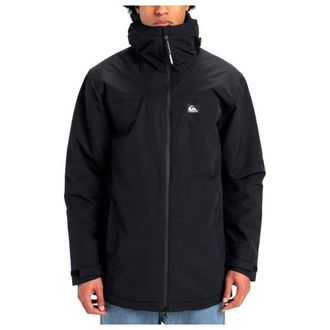 Quiksilver Overcast 3K Parka Winterjacke f&uuml;r Herren | schwarz