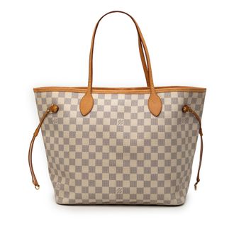 Louis Vuitton Tweedehands Damier Azur Neverfull Mm