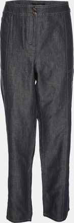 Elena Miro Blue Denim Straight Jeans