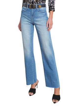 L'agence Tiana High Rise Wide Leg Jean In Cowan