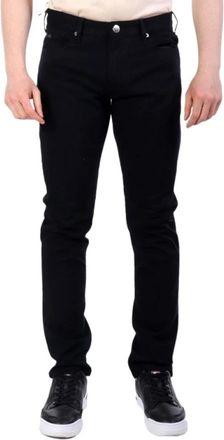 Emporio Armani Heren, Jeans, Blauw, Maat: W32 Katoen