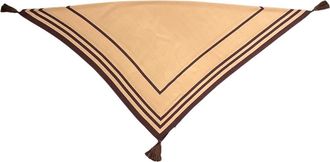 Nicole Miller Tassel Corner Scarf in Tan at Nordstrom Rack