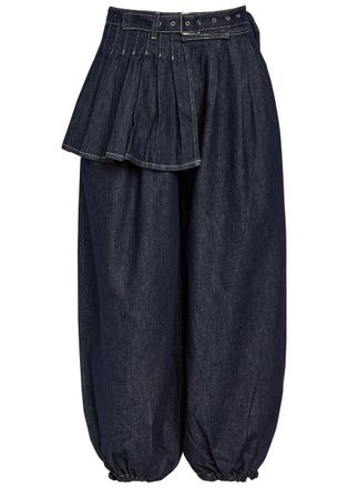Damson Madder Mavi Balloon-leg Jeans - Indigo - 32 (W32 / UK14-16 / L)