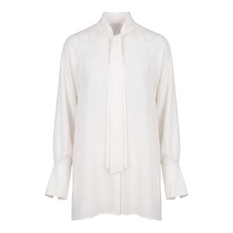 Souvenir Camisa Larga con Faj&iacute;n - Blouses & Shirts - Mujer - Blanco - S
