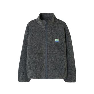 American Vintage Vesten - Dames - Vesten met rits - Grijs - XS - Polyester - Hoodies & sweatvesten