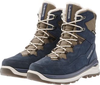 Lowa Winterstiefel LOWA OTTAWA EVO GTX WS, Damen, Gr. 40, navy, dune, Leder, Textil, Schuhe Winterstiefel, wasserdicht, winddicht,atmungsaktiv dank GORE-TE