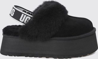 UGG Mules slingback Funkette in pelle scamosciata con suola platform a zeppa