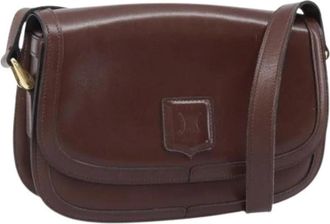 Celine Pre-owned Cross Body Bags, female, Brown, Size: ONE SIZE Pre-owned Vintage Shoulder Bag