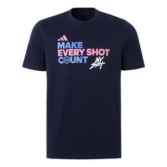 adidas My Shot Verbiage Graphic T-Shirt Legend Ink IN9264