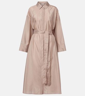 Max Mara Anna organza shirt dress